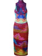 Mara Hoffman High Neck Sleeveless Dress, Women's, Size: Small, Viscose/spandex/elastane