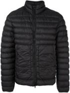 Stone Island Zipped Padded Jacket, Men's, Size: Xl, Black, Polyamide/feather Down