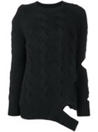 Zoe Jordan Cut-out Detail Jumper - Black