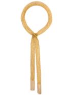 Christian Koban Woven Scarf Necklace - Metallic