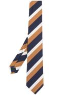 Tagliatore Stripe Tie - Brown