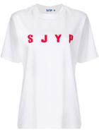 Sjyp Logo Print T-shirt - White