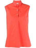 Aspesi Tailored Sleeveless Shirt - Orange