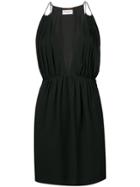 Saint Laurent Classic Fitted Dress - Black