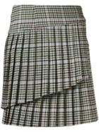 P.a.r.o.s.h. Asymmetric Mini Skirt - Neutrals