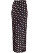 Marine Serre Moon Printed Skirt - Black
