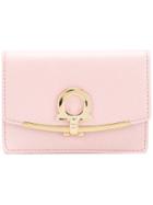 Salvatore Ferragamo Gancio Lock Wallet - Pink & Purple