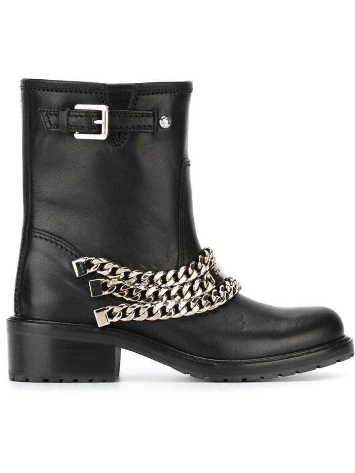 Dsquared2 Chain Detail Biker Boots