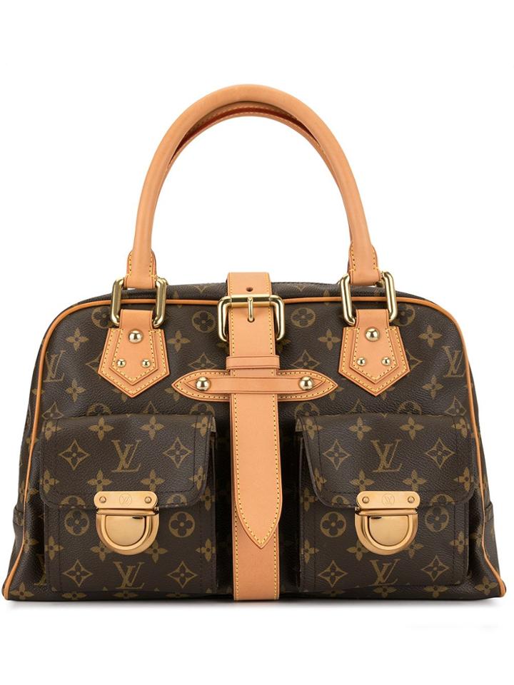 Louis Vuitton Pre-owned Manhattan Gm Tote - Brown