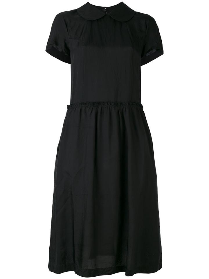 Comme Des Garçons Comme Des Garçons - Gathered Dress - Women - Cupro - S, Black, Cupro