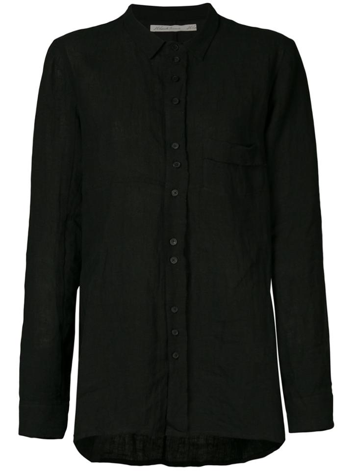 Aleksandr Manamïs High Low Hem Shirt - Black