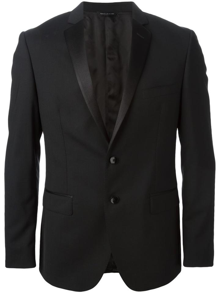 Tonello Classic Tuxedo, Men's, Size: 54, Black, Virgin Wool/spandex/elastane