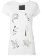 Philipp Plein Printed T-shirt, Women's, Size: Large, White, Cotton