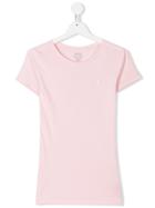 Ralph Lauren Kids Round Neck T-shirt - Pink & Purple