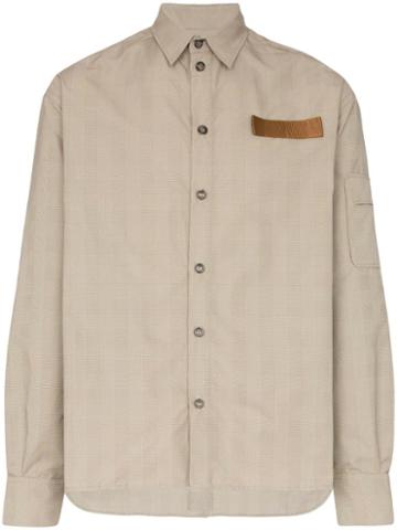 Boramy Viguier Contrast Patch Shirt - Grey