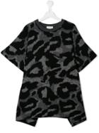 Stella Mccartney Kids Camouflage Print T-shirt - Black