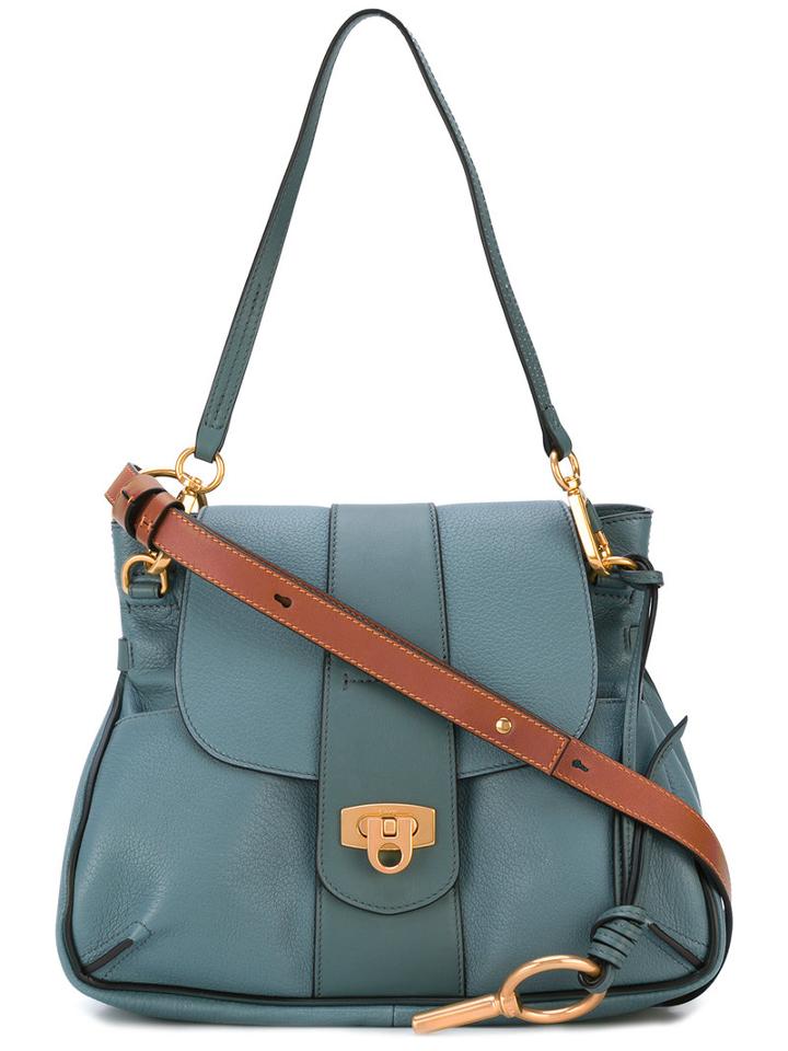 Chloé - Small Lexa Cross-body Bag - Women - Lamb Skin - One Size, Blue, Lamb Skin