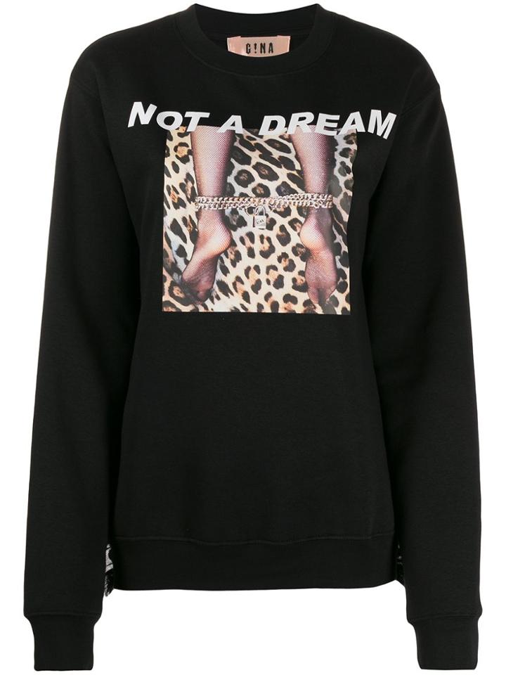 Gina Not A Dream Graphic Sweatshirt - Black