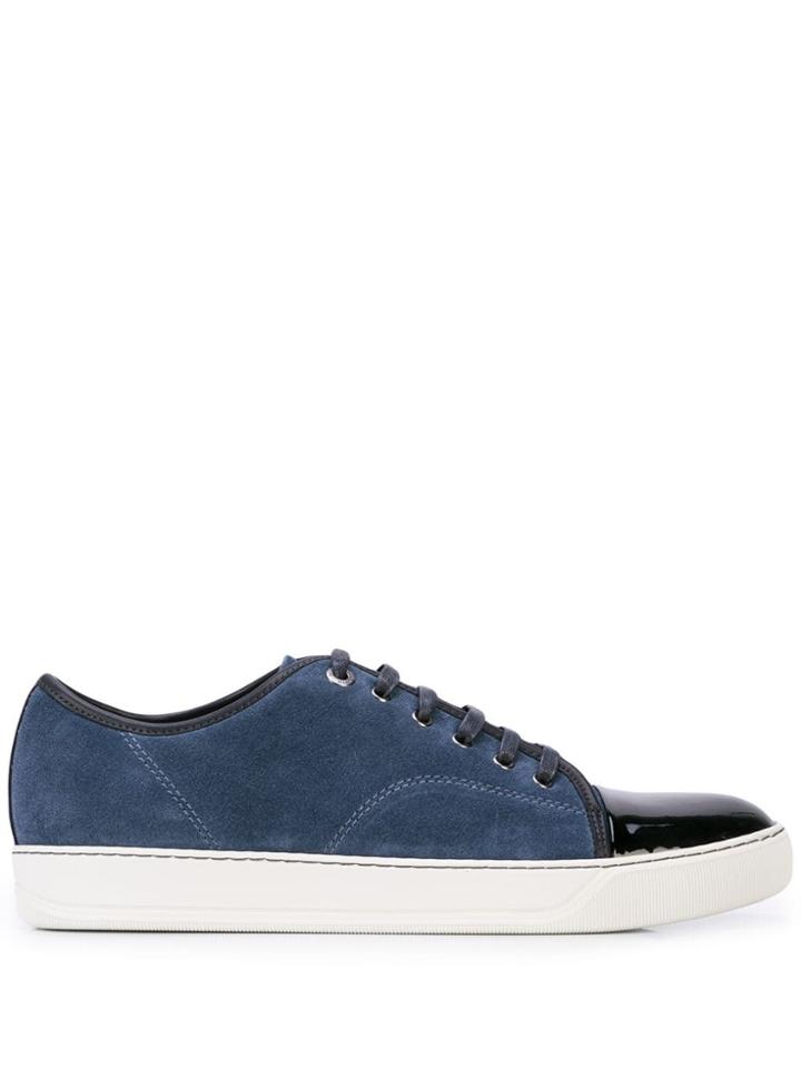 Lanvin Lace Up Sneakers - Blue