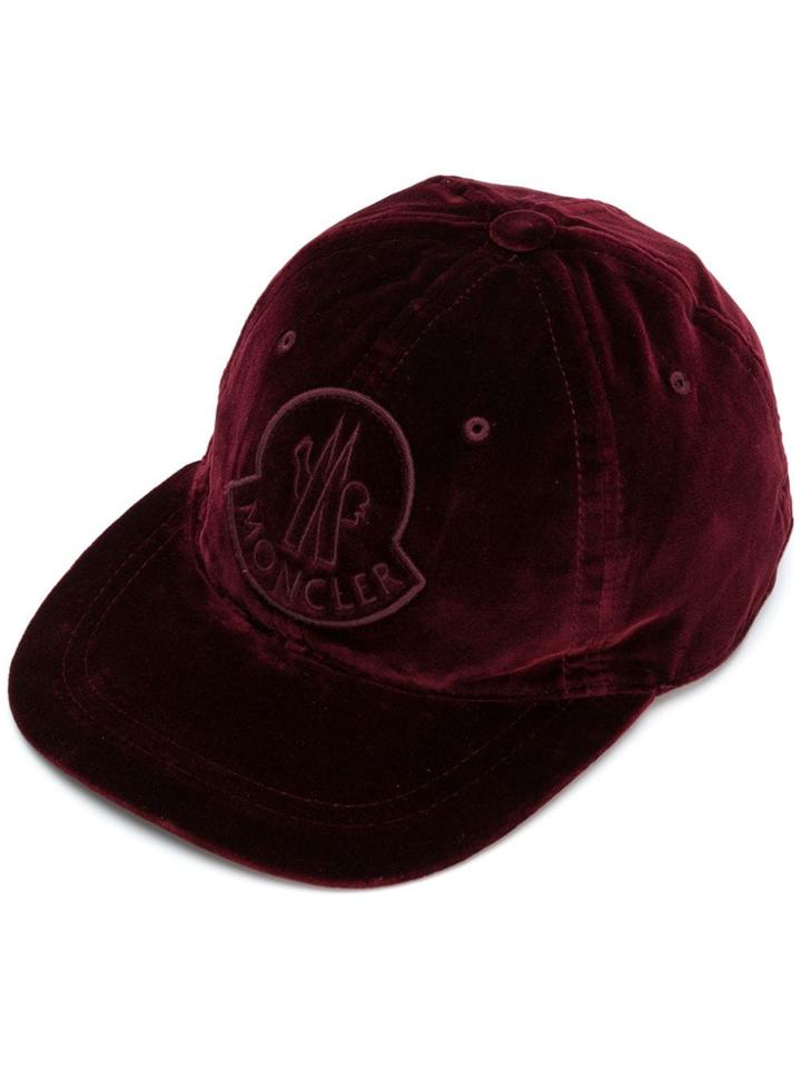 Moncler Velvet Cap - Red