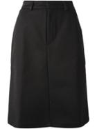 Adidas Jersey Mid-length Skirt, Women's, Size: 44, Black, Cotton/polyester/polyurethane