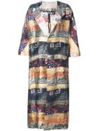 Adam Lippes Jacquard Reversible Coat - Multicolour