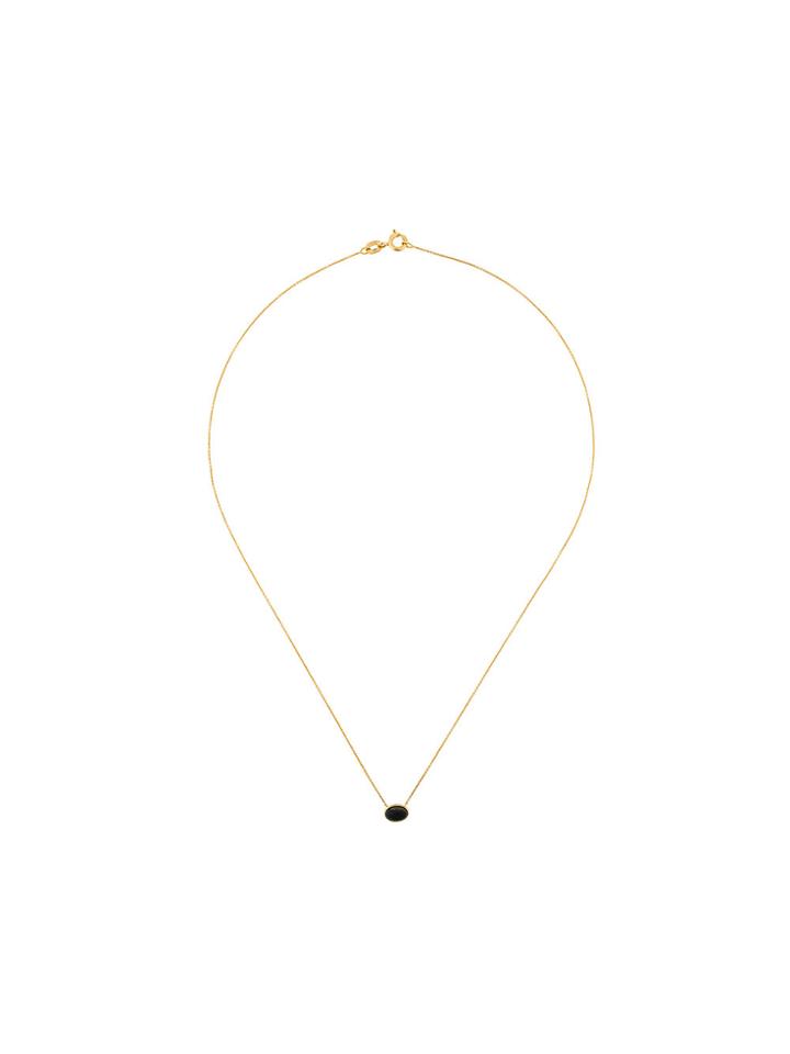 Wouters & Hendrix Gold Black Tiger Eye Necklace - Metallic