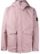 Stone Island Down Lined Parka, Men's, Size: Xl, Pink/purple, Polyamide/polyurethane Resin/feather Down