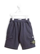 Stone Island Kids Sweat Shorts, Boy's, Size: 10 Yrs, Blue