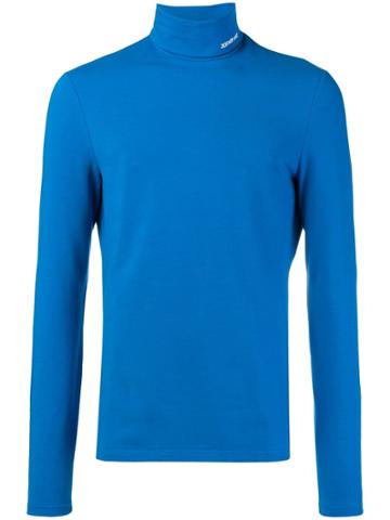 Calvin Klein 205w39nyc Longs-leeved Fitted Top - Blue