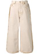 Acne Studios Wide Denim Trousers - Ads-almond Brown
