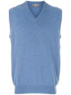 N.peal The Westminster Knitted Vest - Blue