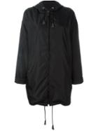 Prada Vintage Hooded Lightweight Coat, Women's, Size: Medium, Black