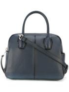 Tod's - Double Handles Tote - Women - Calf Leather - One Size, Women's, Blue, Calf Leather