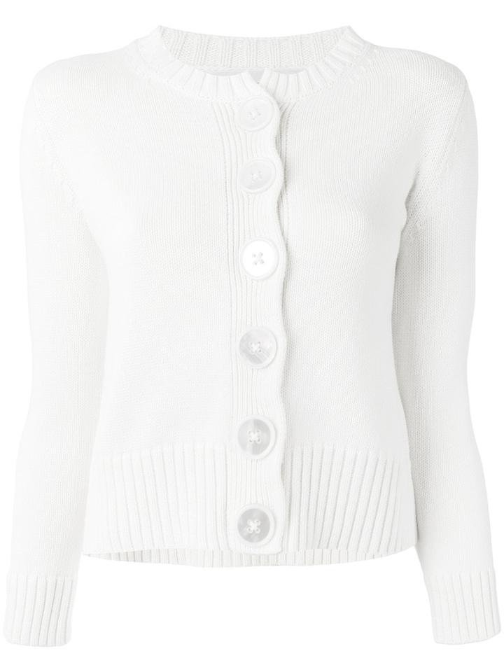 Goat - Digby Cardigan - Women - Cotton - 16, Nude/neutrals, Cotton