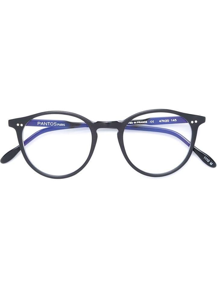 Pantos Paris Round Frame Glasses