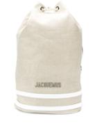Jacquemus Large Drawstring Backpack - Neutrals