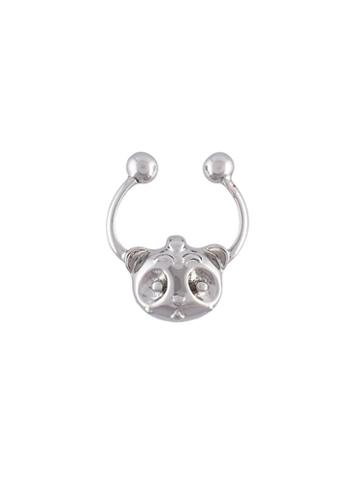 Nicopanda 'panda Captive' Septum Ring, Women's, Metallic