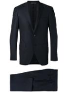 Canali Buttoned Cuffs Two-piece Suit, Men's, Size: 50, Black, Wool/silk/cupro