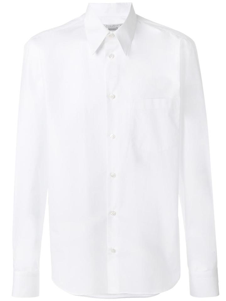 Stella Mccartney Classic Oxford Shirt, Men's, Size: 40, White, Cotton