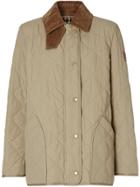 Burberry Diamond Quilted Thermoregulated Barn Jacket - Neutrals