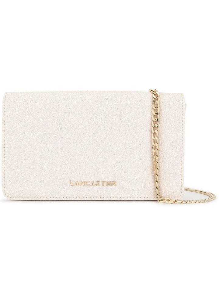 Lancaster Actual Shiny Glitter Crossbody Bag - Neutrals