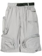 C2h4 Utility Pocket Bermuda Shorts - Grey