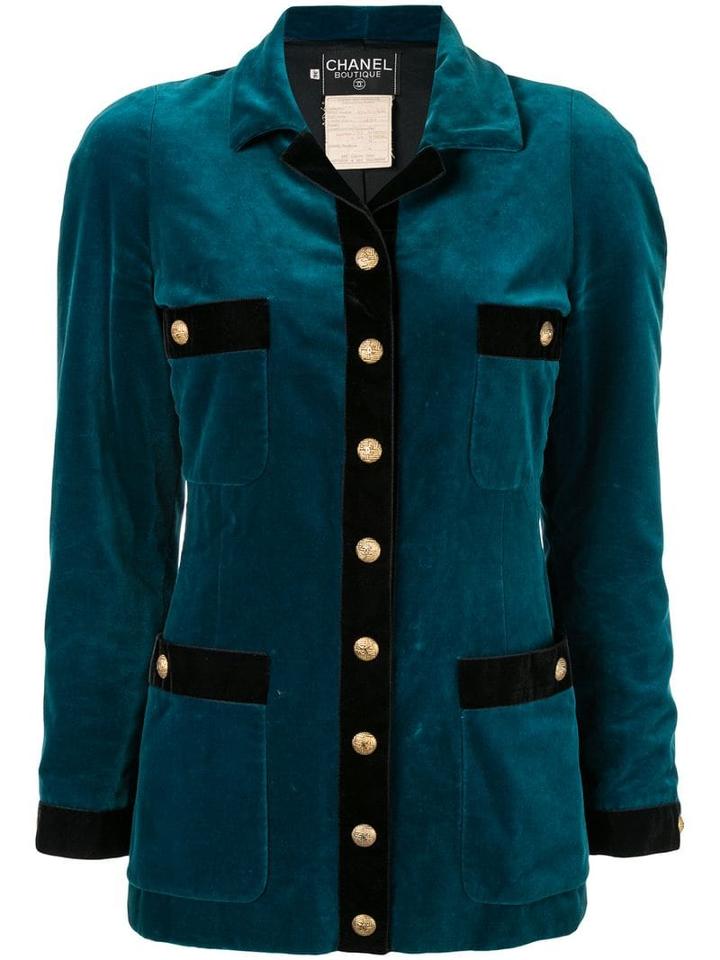 Chanel Pre-owned Chanel Pre-owned Cc Logos Button Long Sleeve Jacket -