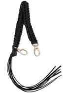 Red Valentino - Woven Bag Strap - Women - Calf Leather - One Size, Black, Calf Leather