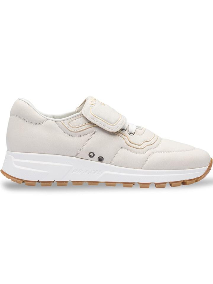 Prada Logo Sneakers - White