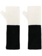 Bottega Veneta Bicolour Gloves - Black