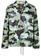 Rains Camouflage Print Jacket - Grey