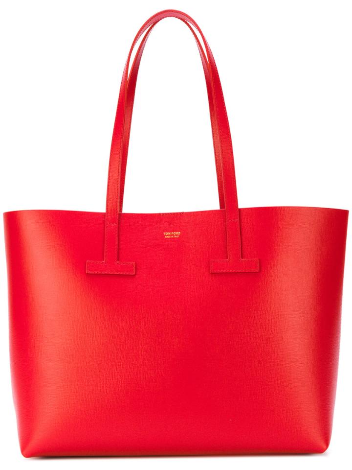 Tom Ford T Shopper Tote - Red
