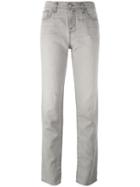 J Brand Aidan Boyfriend Jeans, Women's, Size: 26, Grey, Cotton/linen/flax